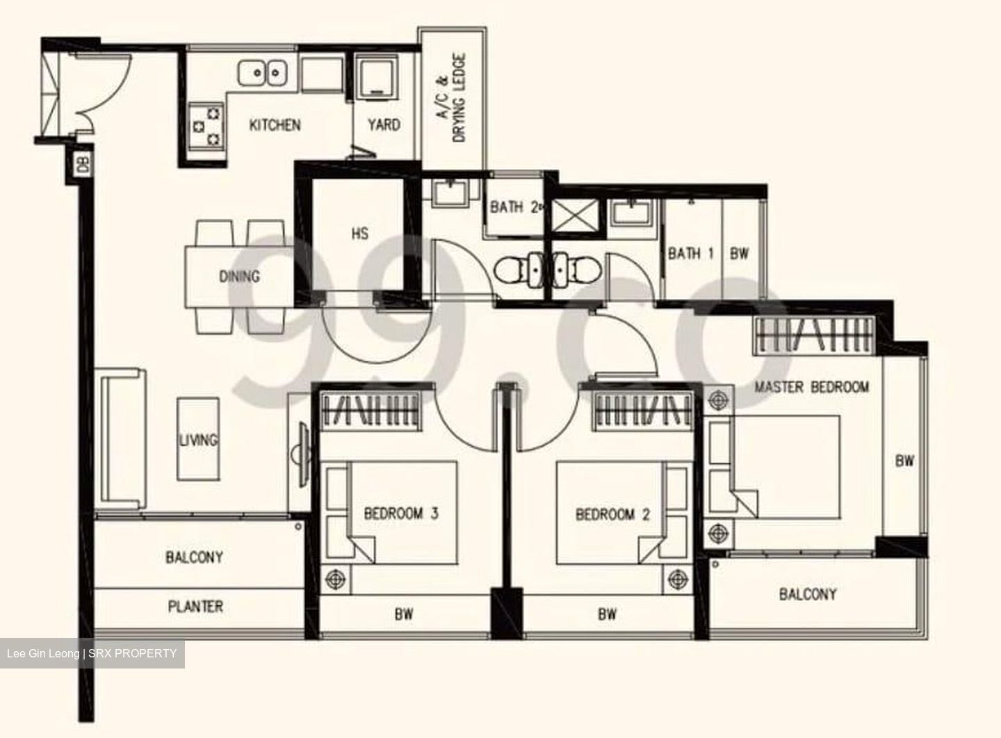 Blk 588B Park Central @ Amk (Ang Mo Kio), HDB 4 Rooms #502857561